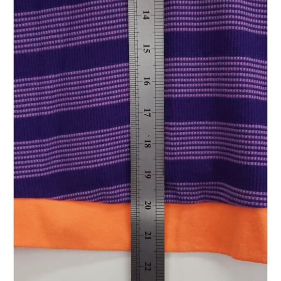Nike Purple Striped with Orange Hood and Trim Hoodie - Picture 6 of 9